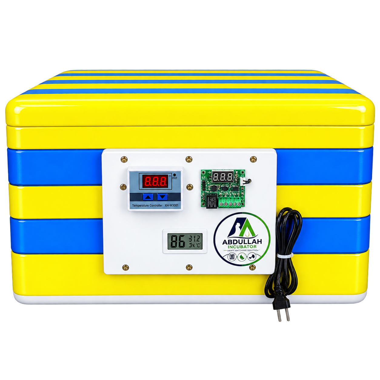Semi-auto incubator machine for hatching 50 eggs. ?AC + DC