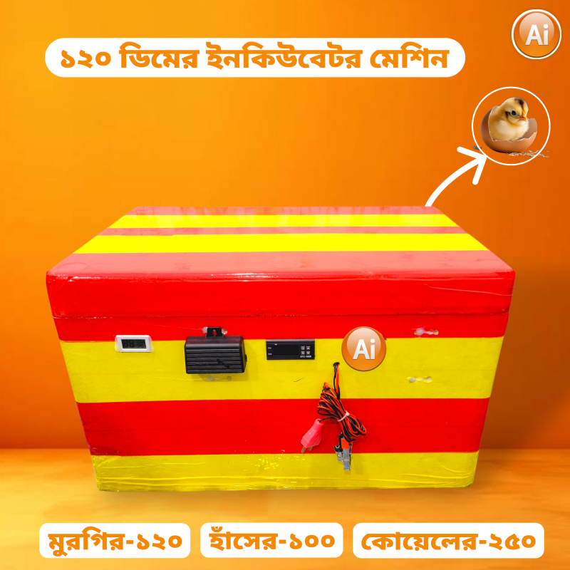 ১২০ ডিমের ইনকিউবেটর মেশিন – 120 Egg Hatching Incubator Machine
