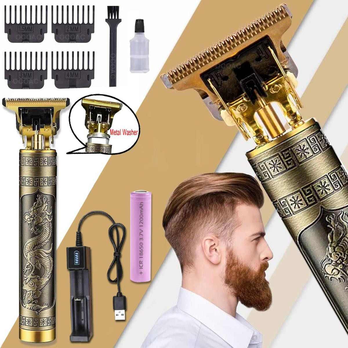 Electric haircut professional retro carved tools