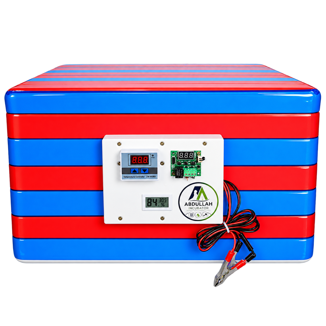 Semi-auto incubator machine for hatching 120 eggs. ? AC + DC
