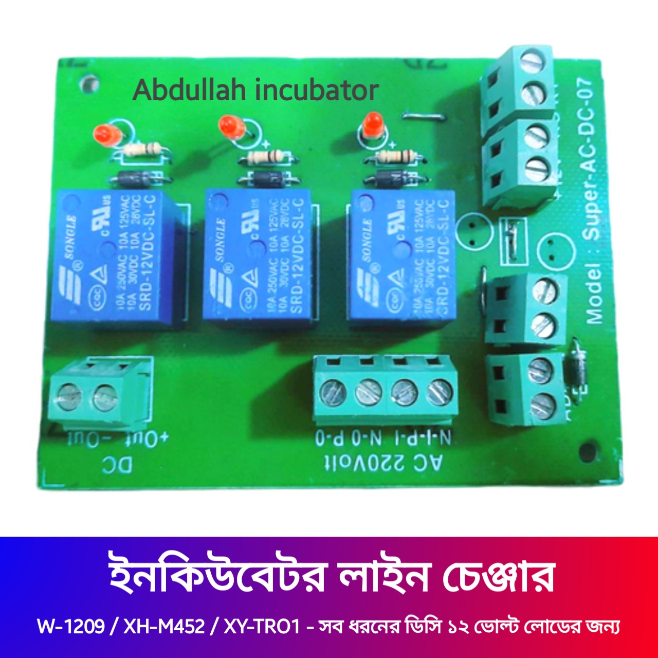 Incubator AC DC Line Changer  price in bangladesh