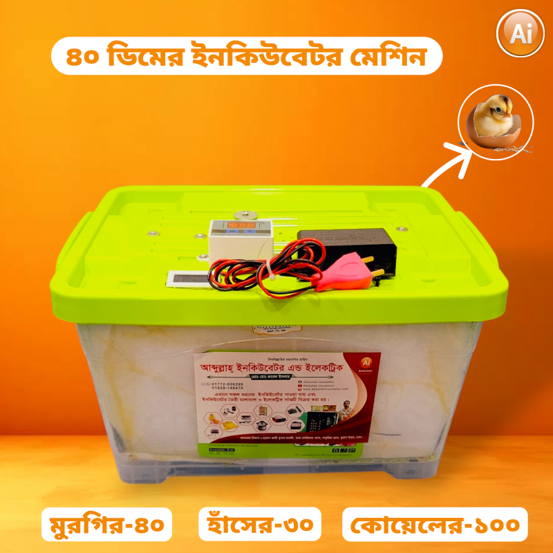 40 Egg Hatching Incubator Machine